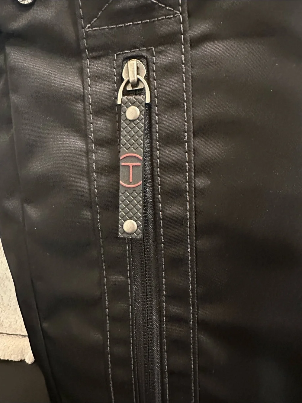 Tumi Tech Black Nylon Tote Bag